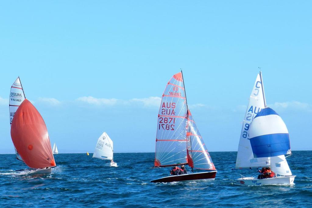 Multi-class racing at Sail Sandy. © Chris Furey